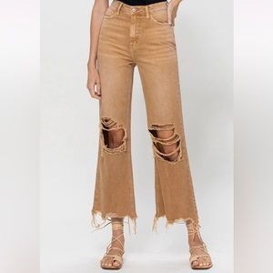 Vervet NWT Leslie 90’s Vintage Flare Copper Jeans Size 26